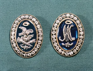 Bracelet clasps, late 18th century